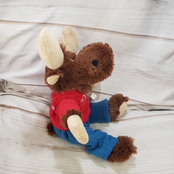 Moose International Tommy Moose Plush Stuffed Toy Vintage 12 Inch 1988 - Picture 6 of 14